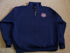 Blue Zipper Sweatshirt