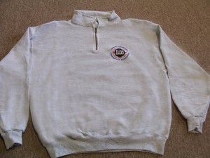 Gray Zippered Sweatshirt